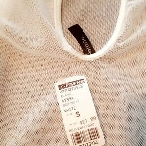 blanc noir Tops - White sheer bodysuit blanc noir Tops - White sheer bodysuit
